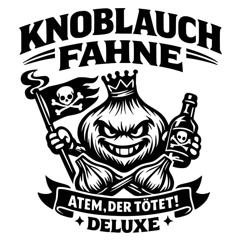 Knoblauch Knobi Fahne Deluxe