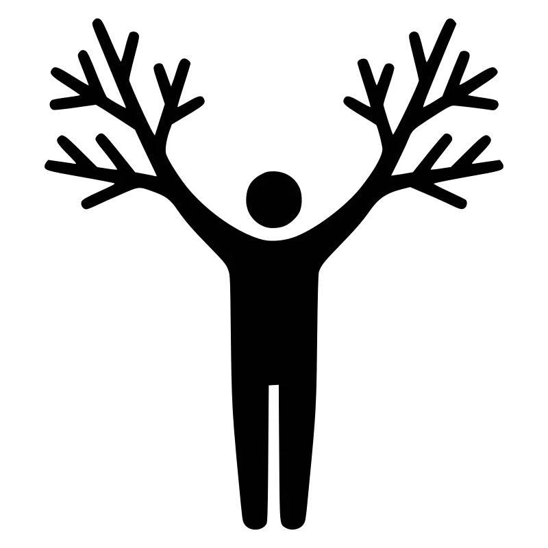 Baum Mensch Wurzeln Wachstum