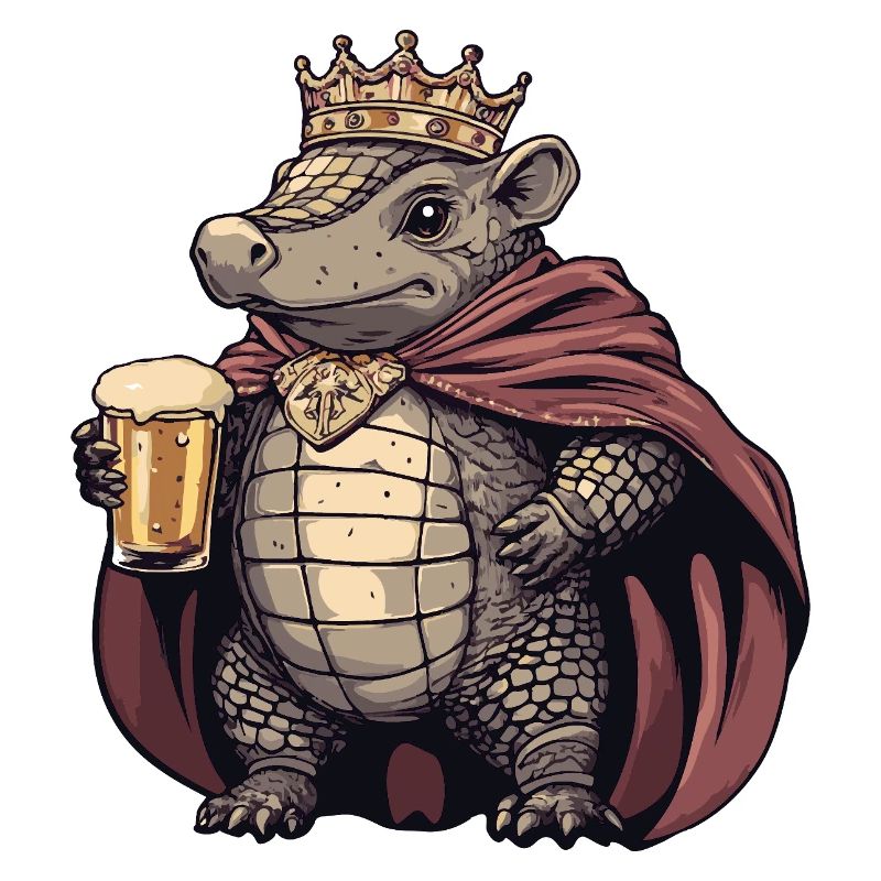 Gürteltier Bier König