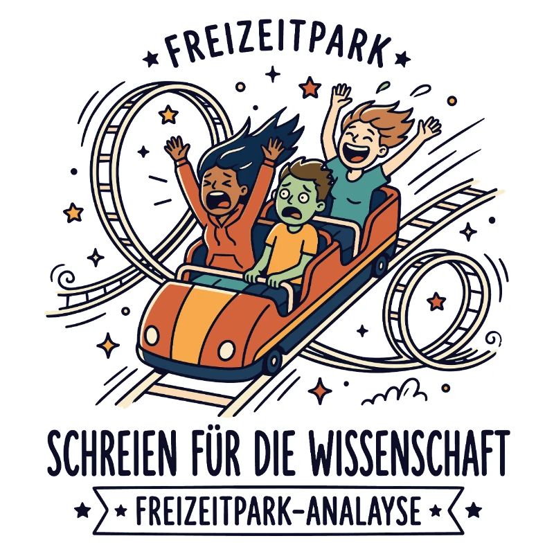Freizeitpark Achterbahn Humor