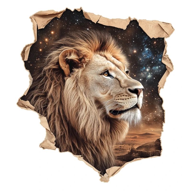 Löwe Sternenhimmel