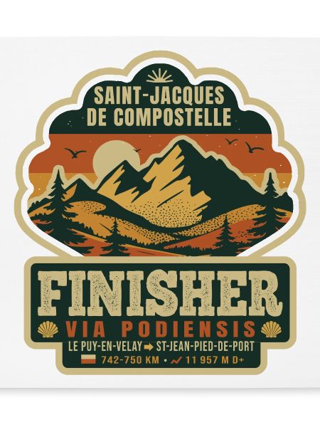 Finisher Via Podiensis Compostela