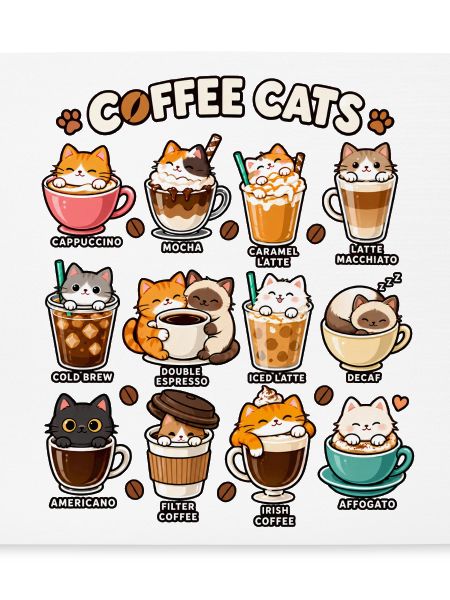 Katzenkaffee Kollektion: Kaffeekatzen