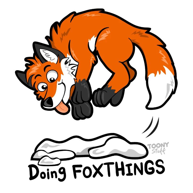 Red Fox Doing Foxthings