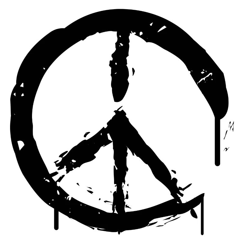 Friedenszeichen Peace--Zeichen Peace