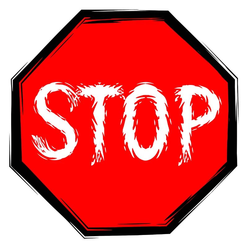 Stop shield vector