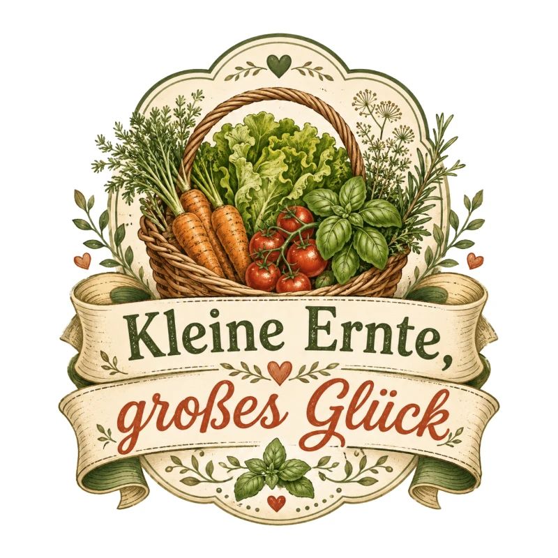 Kleine Ernte, großes Glück