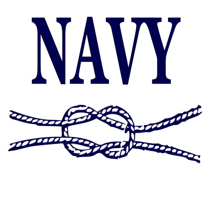 NAVY BLAUE SCHRIFT