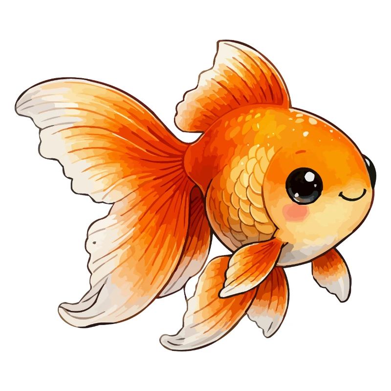 Goldfisch Illustration