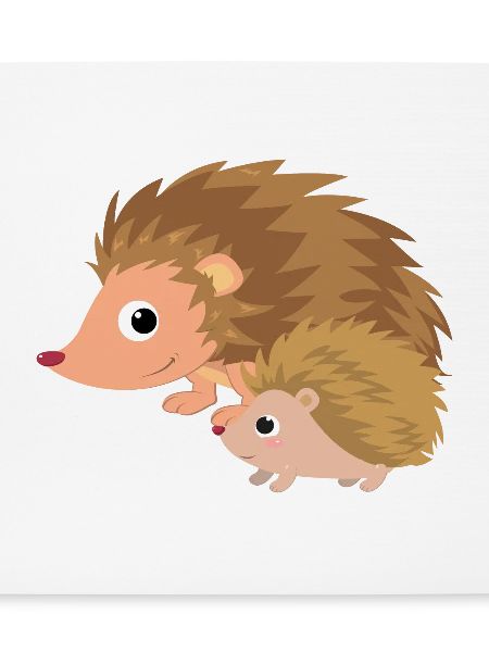 Igel mit Igelbaby