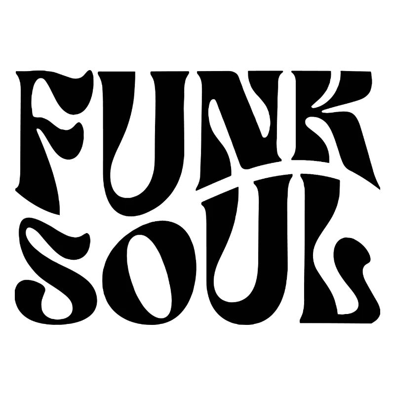 Funk Soul Retro-Musik-Logo-Design
