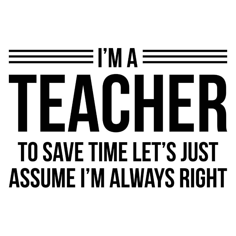 Ich bin Lehrer