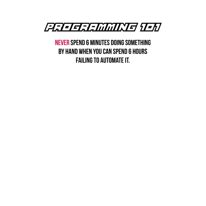 Funny automation, programming, computer science