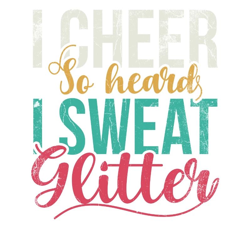 I cheer so much that I make glitter for cheerleaders