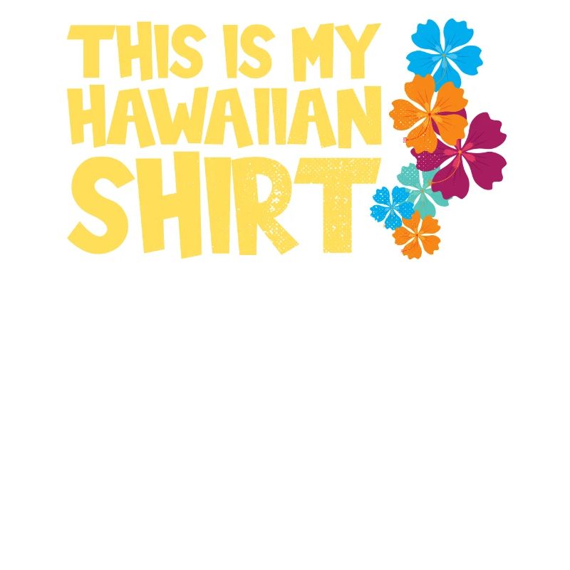 Ceci est mon design de fleur de chemise hawaïenne pour