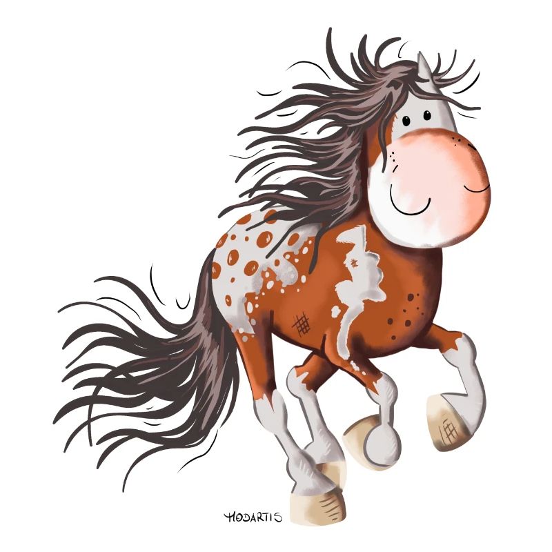 Stürmischer Appaloosa