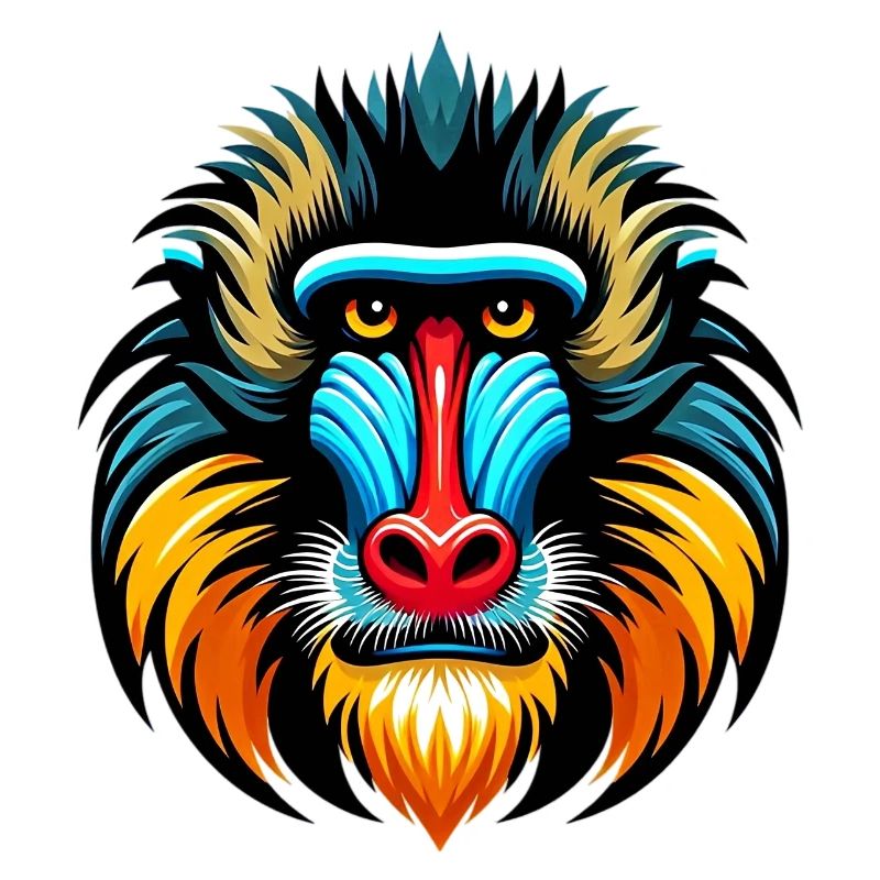 Mandrill monkey