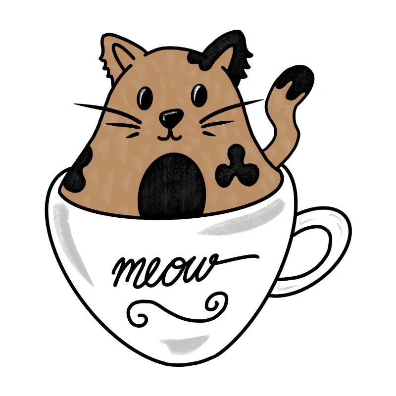 Cup cat