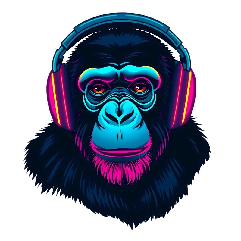 Affe als DJ