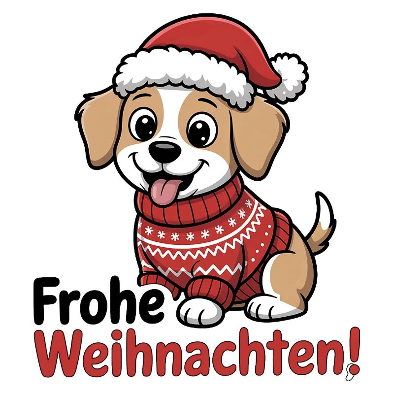 Weihnachtshund – Frohe Weihnachten!