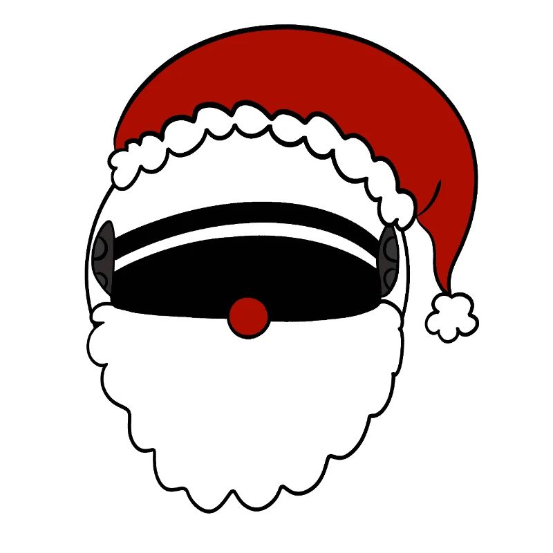 Weihnachtsmann  Helm 