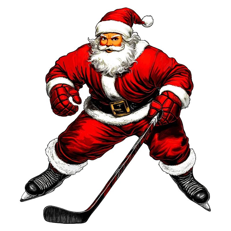 Weihnachten Eishockeyspieler