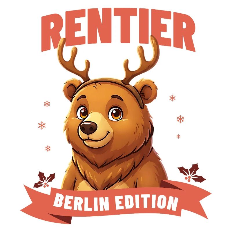 Berliner Bär Weihnachten Rentier
