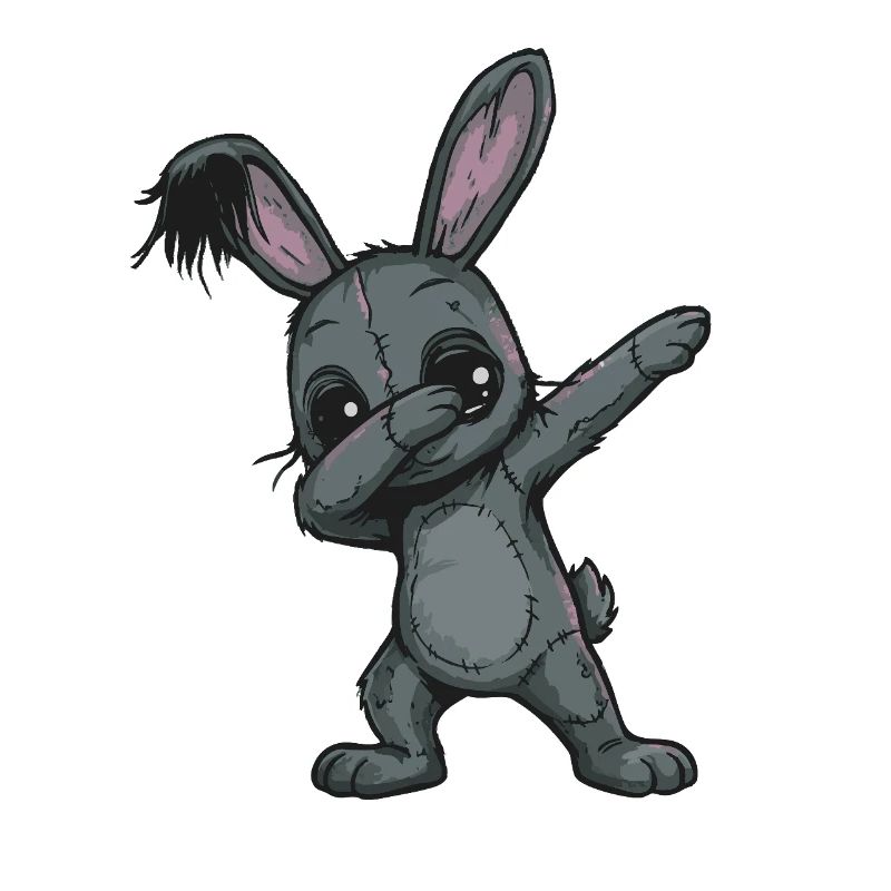 Patchwork Bunny Doodle