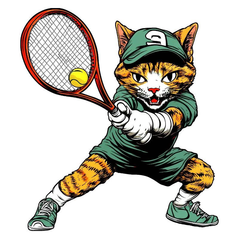 Tennis Katze
