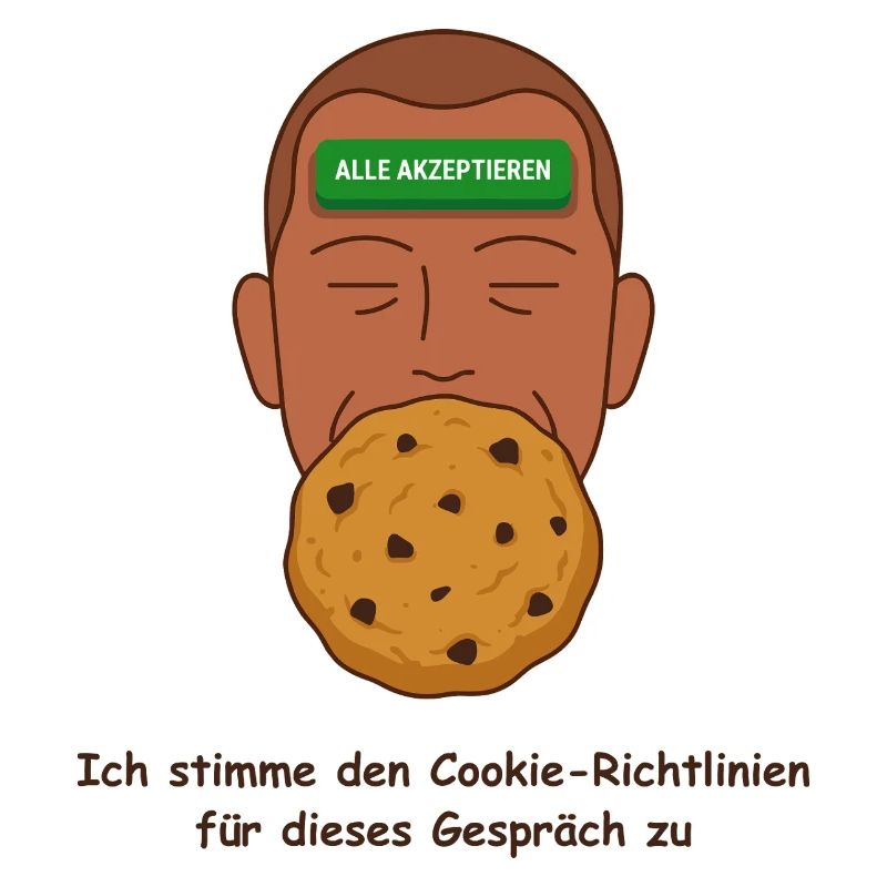 Datenschutz Cookie, Richtlinien Ironie