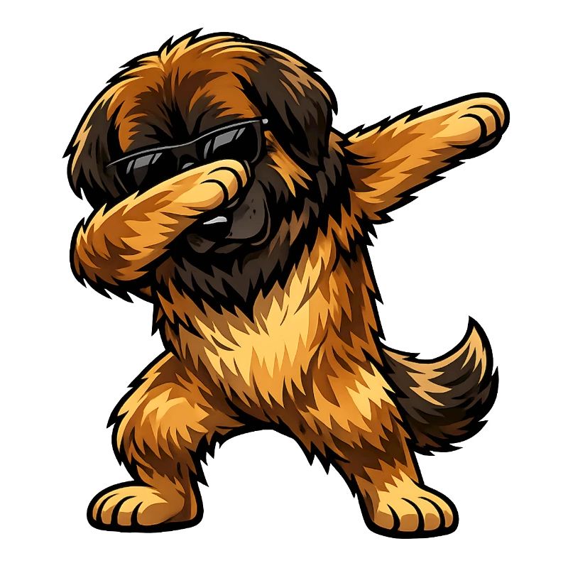 Dabbing Leonberger