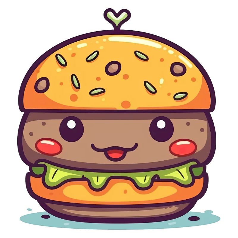 Kawaii Burger Charme
