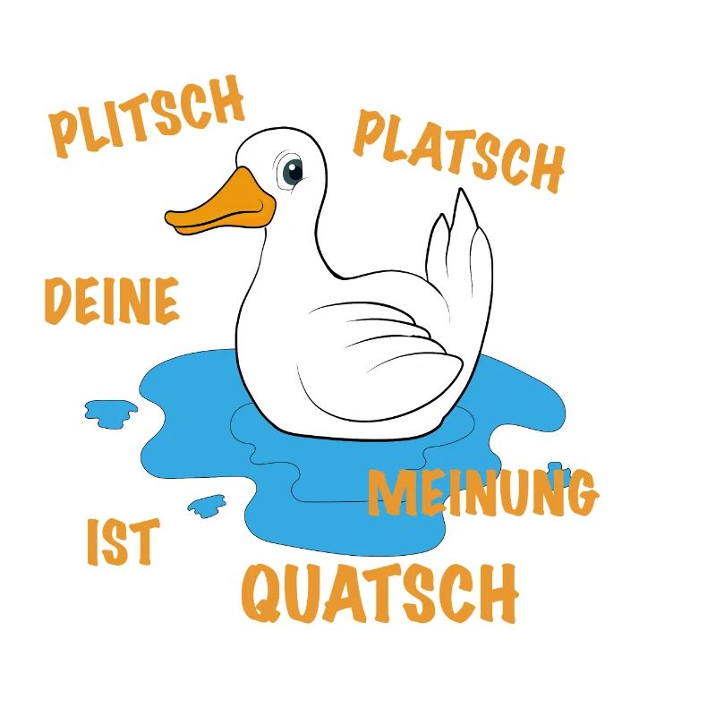 Lustige Ente Spruch