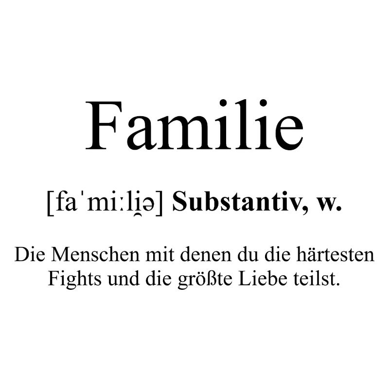 Familie Definition Dictionary