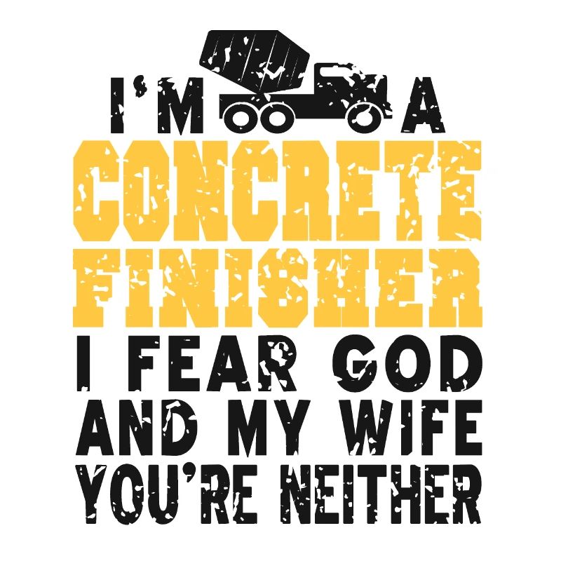 Concrete construction design for construction workers and construction site