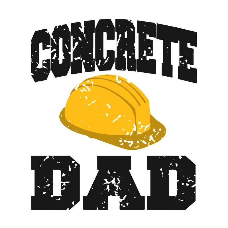 Concrete construction design for construction workers and construction site