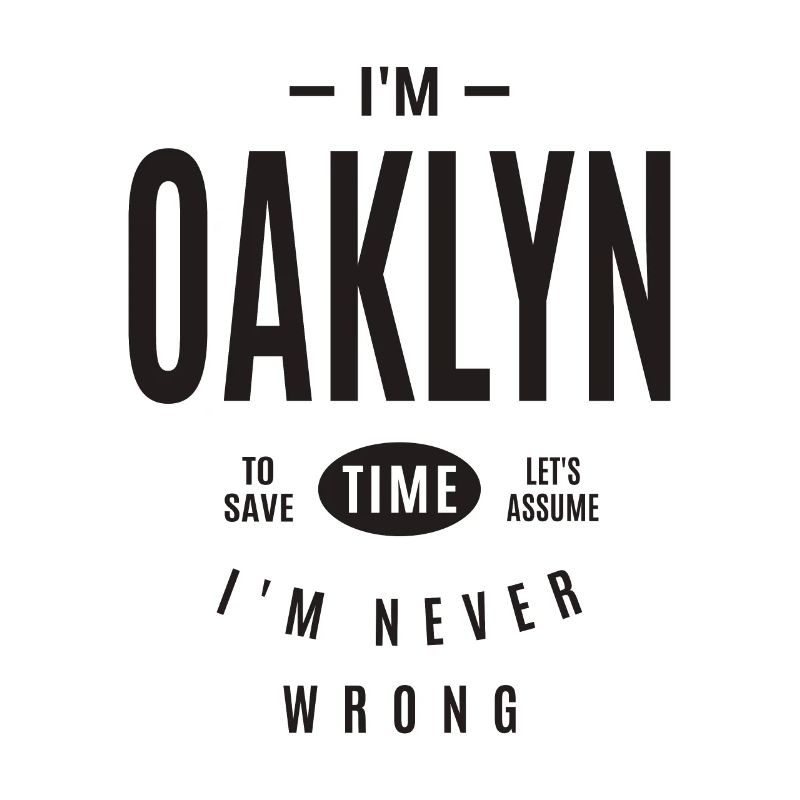 Oaklyn Personalized Name