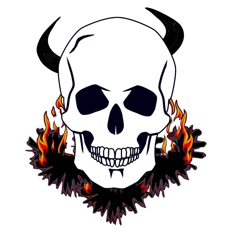 Devil Skull Purgatory Hell Satan diabolical death