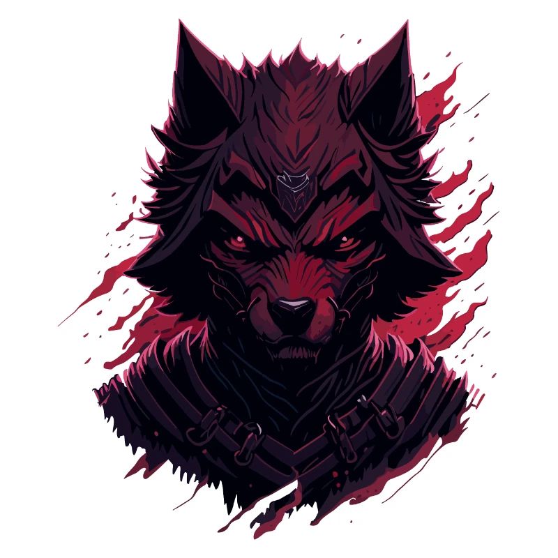 Wolf Evil Ninja Dark Fox