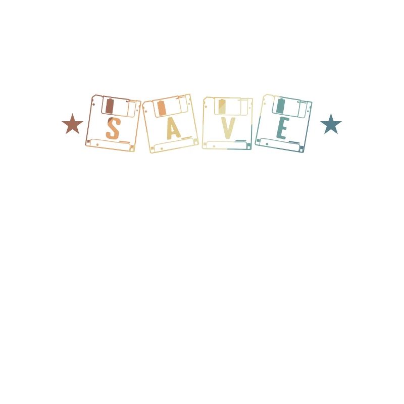 Save Disk Retro Storage Module Disk