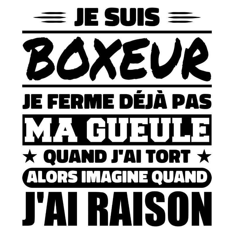 Ich bin Boxer Humor Boxen Boxer Geschenk