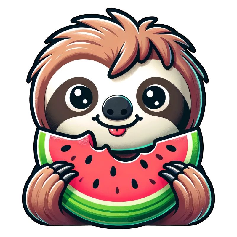 Faultier Sommerfrucht Melone