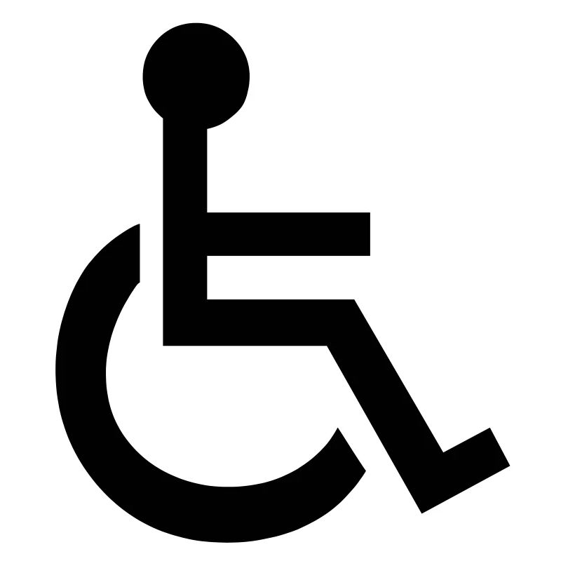 Behindertengerechter Symbol
