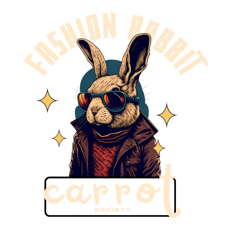 Leder-Rocker Bunny