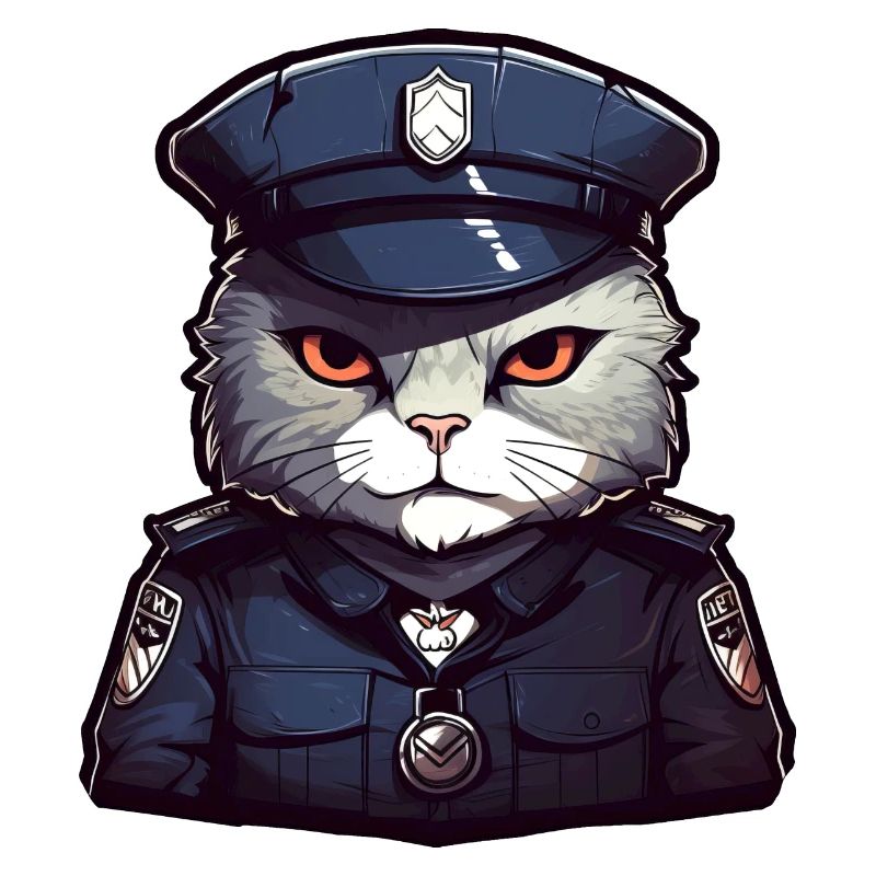 Polizei Katze