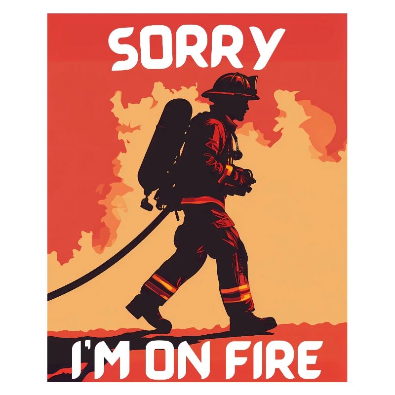 Firefighter On Fire
