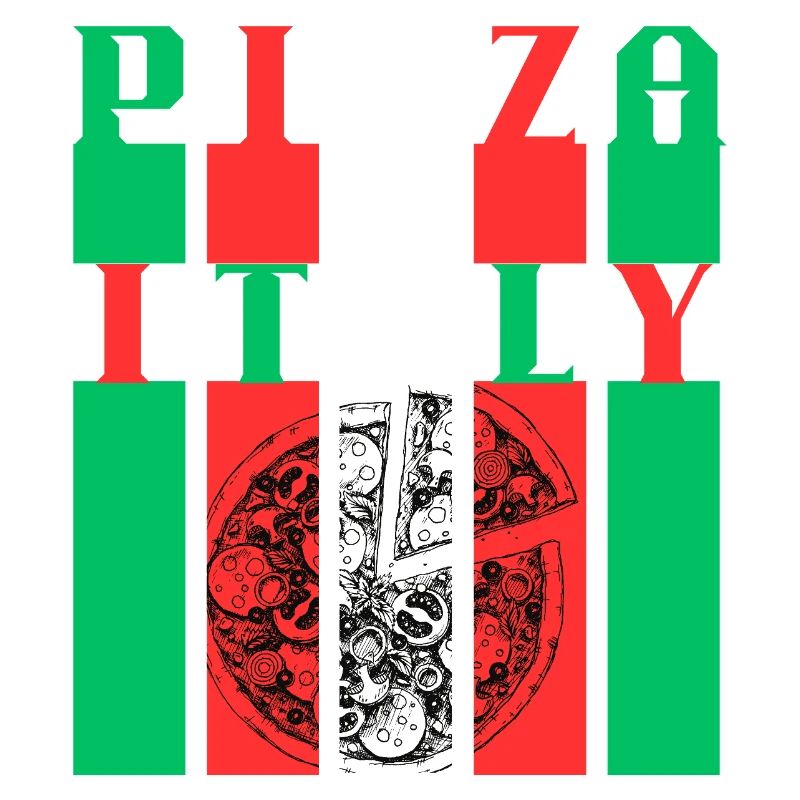 Pizza Italien Stil Illustration