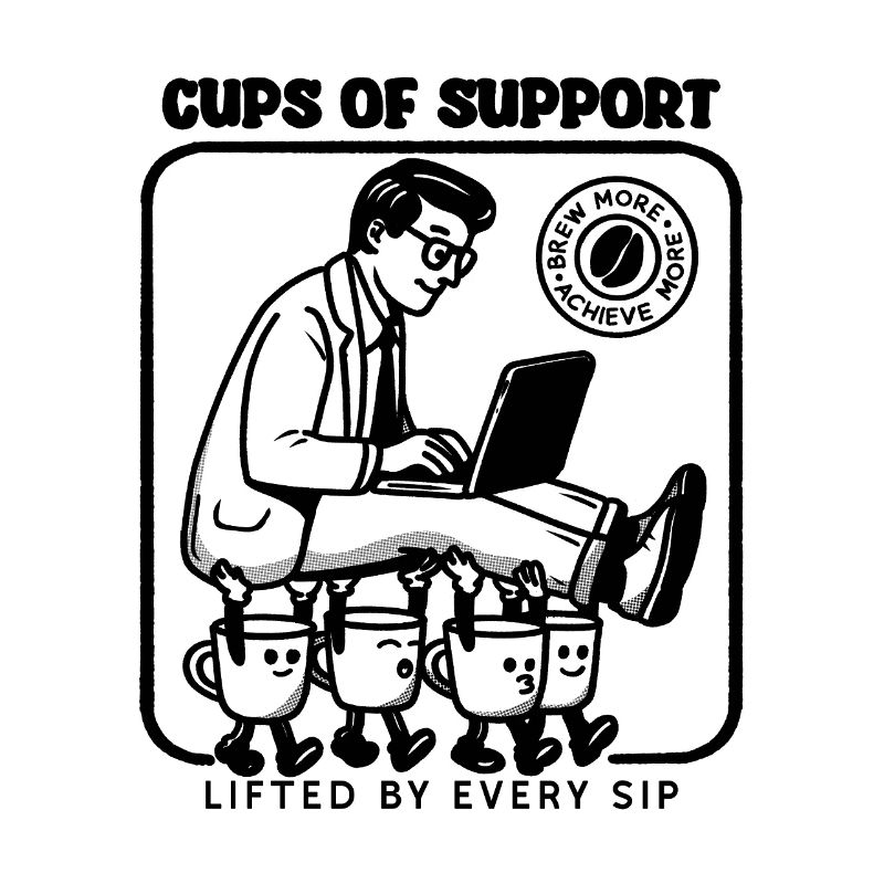 Becher der Unterstützung