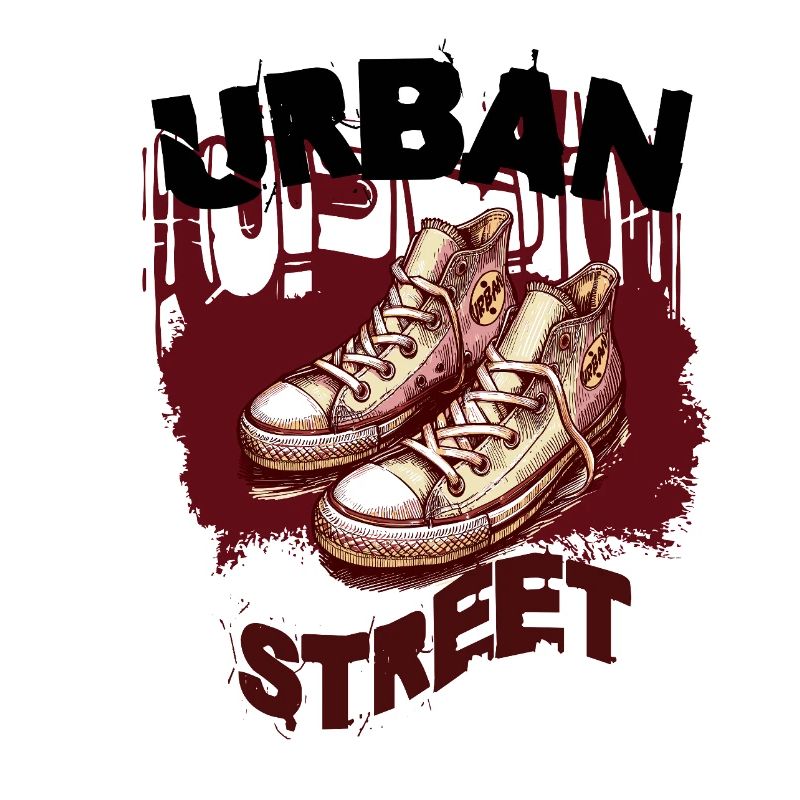 Street Sneaker Graffiti Duo