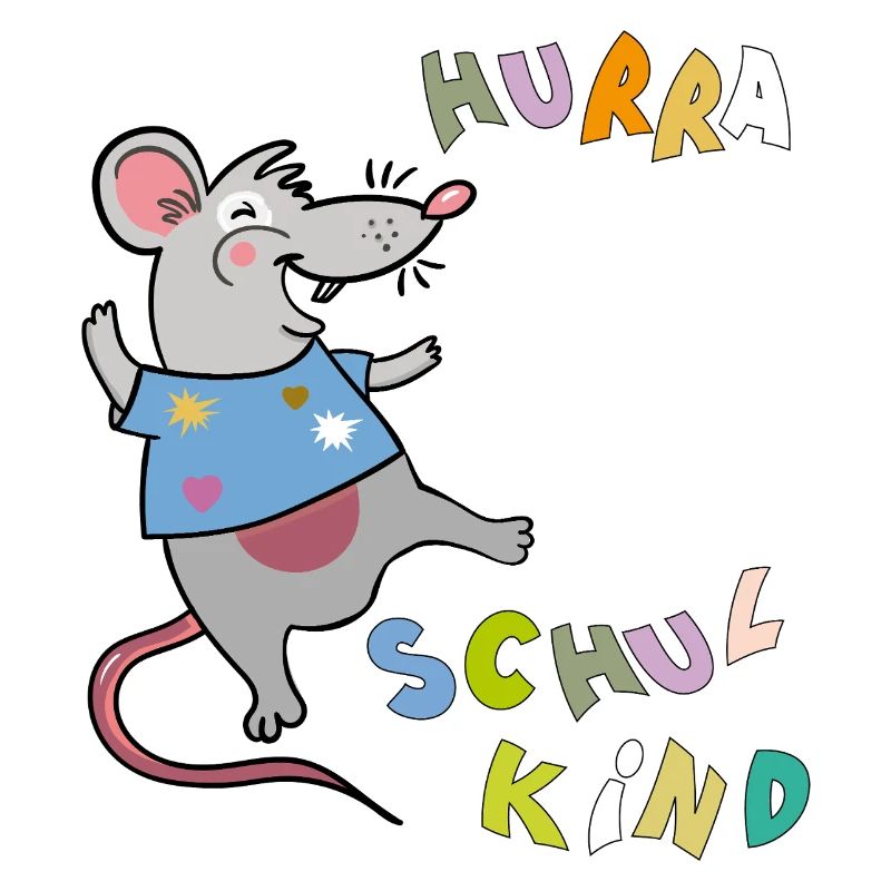 Hurra Schulkind Maus